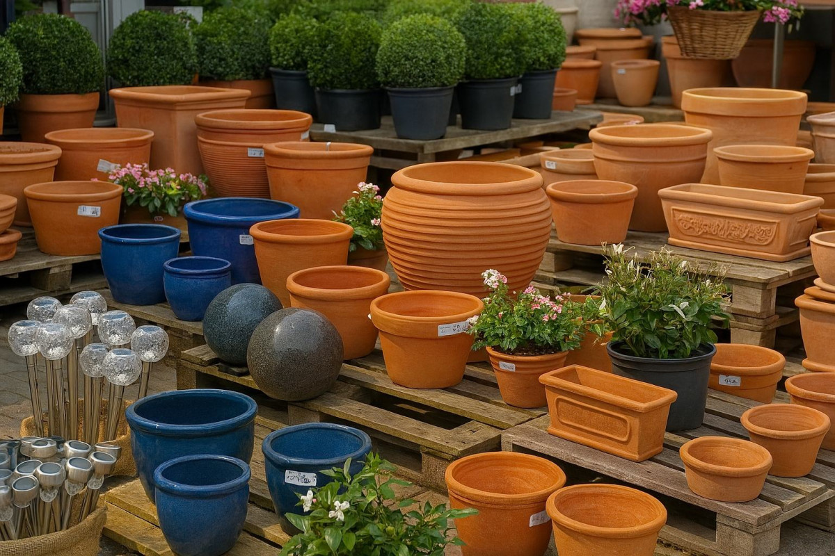 Transform your garden into a stylish, relaxing space with pots, planters, and lighting.